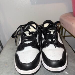 Nike Black and White Kids Sneakers